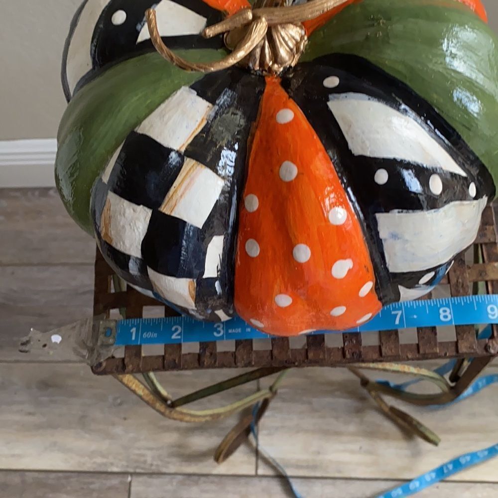 Hand Painted Pumpkin - Picture 6 of 6